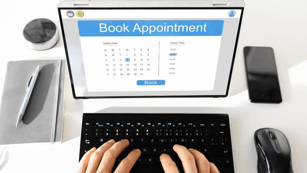 Online appointment booking 