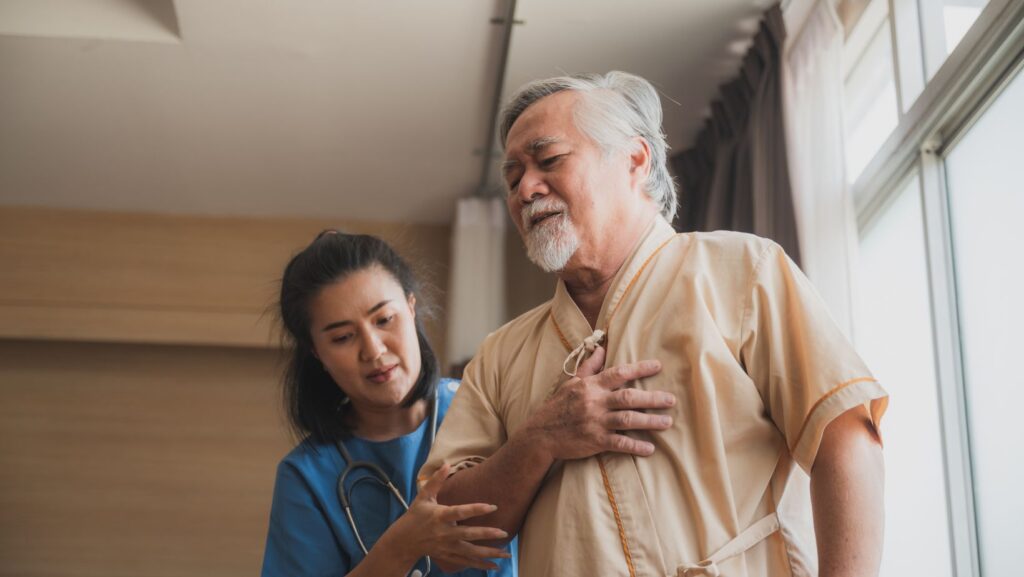 Patients in pain, fear, or crisis.
