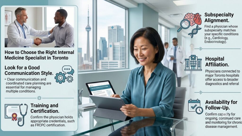 How to Choose the Right Internal Medicine Specialist in Toronto