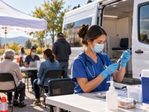 How Mobile and Pop-Up Vaccination Clinics Are Planned and Staffed