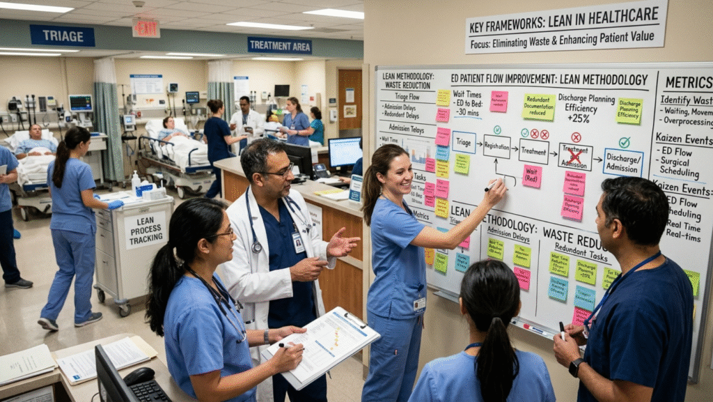Key Frameworks Used to Improve Operations in Healthcare