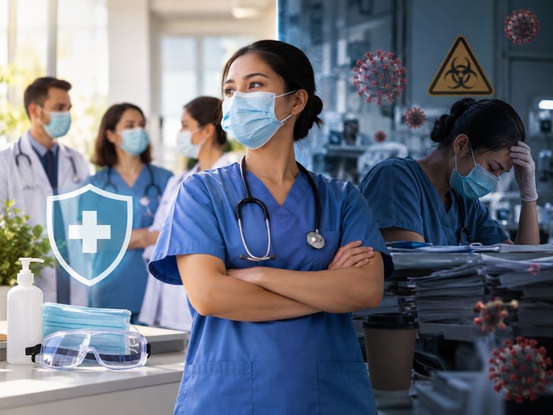 Protected or Exposed Occupational Hazards in the Health Sector