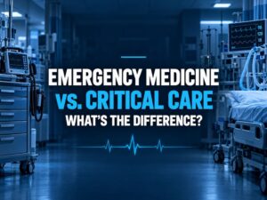 Is Emergency Medicine the Same as Critical Care_